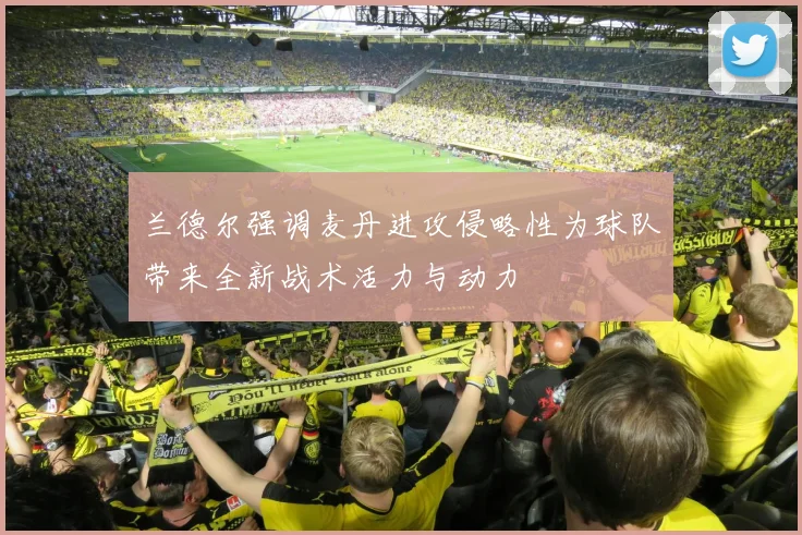 兰德尔强调麦丹进攻侵略性为球队带来全新战术活力与动力